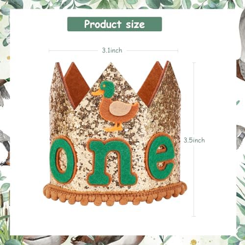 Cheerupp 1st Birthday Duck Hat for Kids