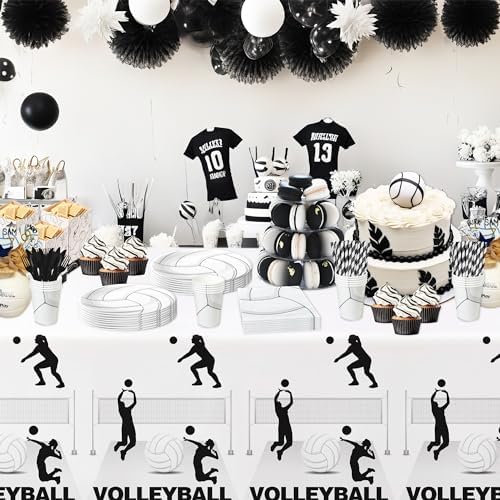 Volleyball Party Tablecloth 3 Pack