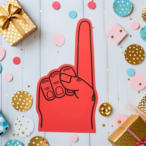 4pcs Giant Foam Fingers for Sports Parties