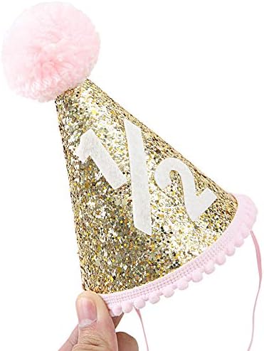 WAOUH Half Birthday Crown Hat for Baby Girl 6 Months