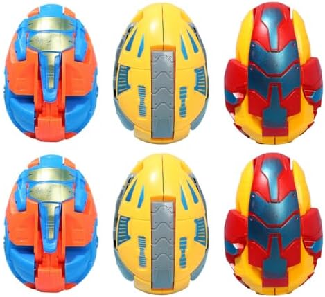6pcs Dinosaur Transforming Toy Set