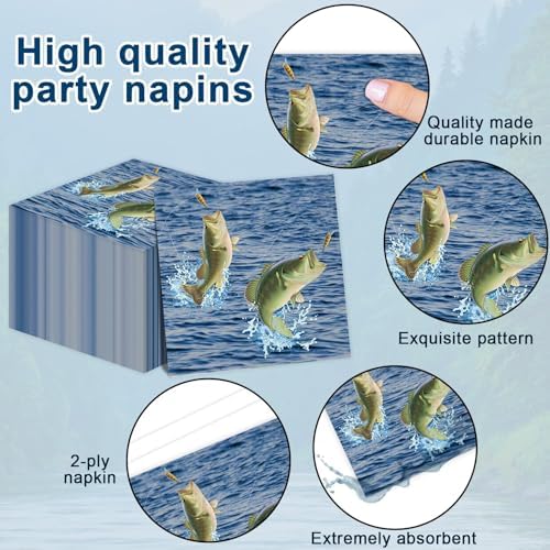 Gone Fishing Party Decorations Tableware Set