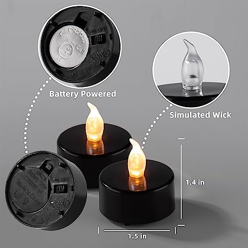 Lasts 2X Longer Flameless Tealight Candles 40 Pack