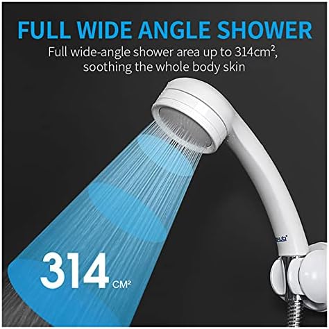 Universal Handheld Showerhead with Wide Spray and Micro Holes