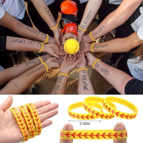 MiniInflat 48 Pcs Softball Party Favors for Kids