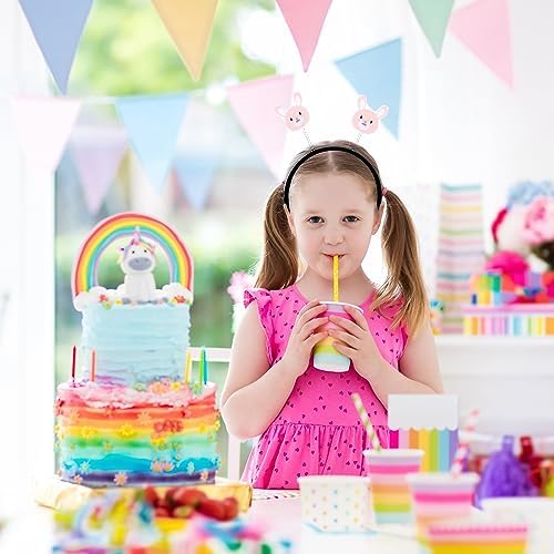 Whaline Jungle Animals Headbands and Hair Hoops - 9Pcs Set