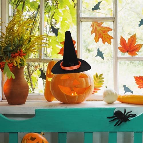 LOGOFUN 10pcs Halloween Mini Witch Hats