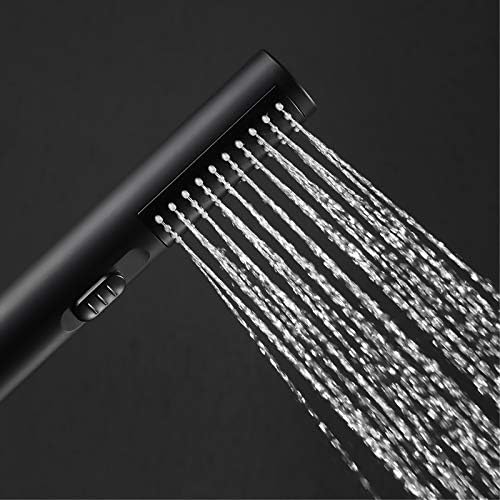 GaRcan High Pressure Handheld Shower Head with 2 Functions and Silicone Nozzle