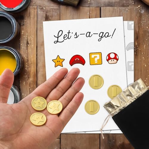 Super Bag With 6PCS Gold Coins Party Favor Pack