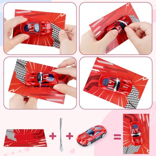 Valentines Day Race Car Gift Set 24 Pack
