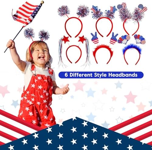 Minetom 4th of July Party Favor Pack