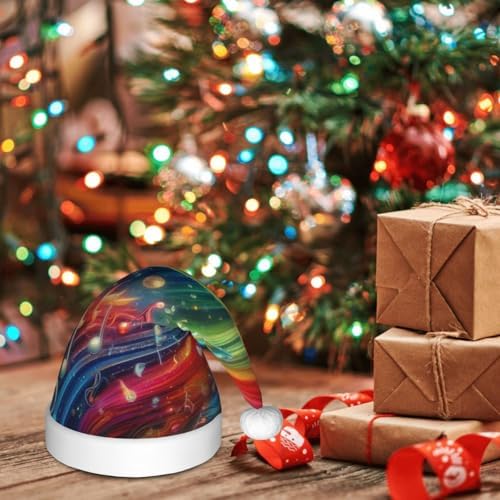 Augenstern Christmas Hat Musical Notes Santa Hat for Kids