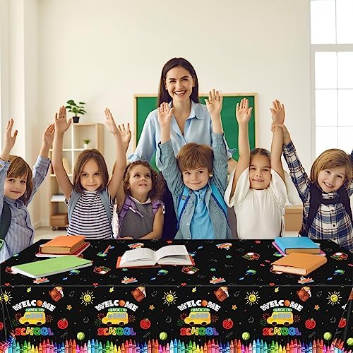 PATIAI 3PCS Back to School Party Tablecloths