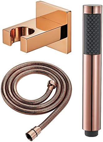 Rose Gold Handheld Shower Head Set with 15M Hose and Holder