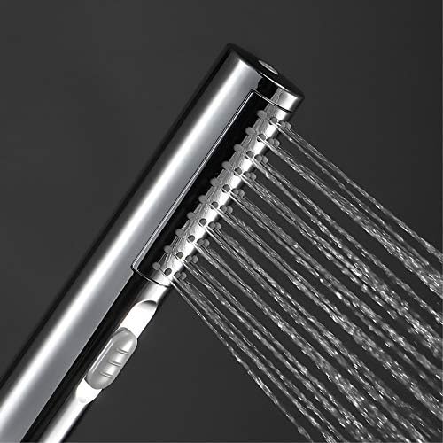High Pressure Handheld Shower Head with 2 Functions and Water Saving Design