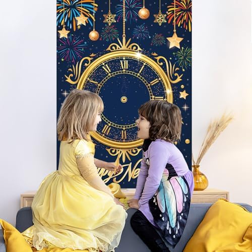 AUGSUN New Year Party Games with 24 Stickers
