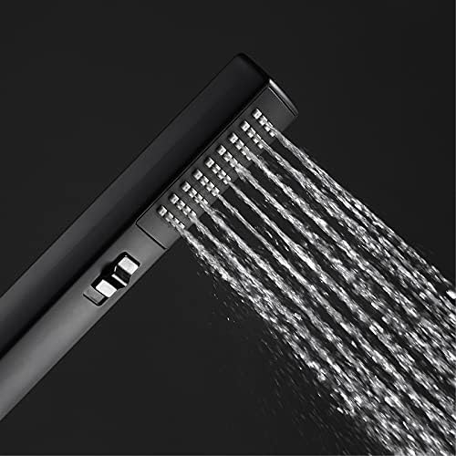 Handheld Shower Head with 15M Hose and Holder Water Saving 2 Functions Chrome