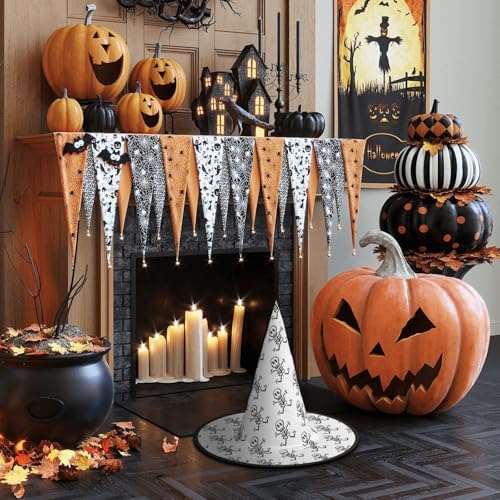 Witch Hats Halloween Cone Wizard Hat Costume Cosplay For Adults 1