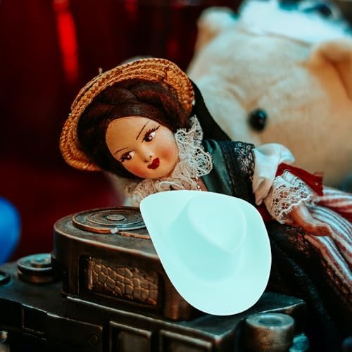 LUOZZY 10pcs Mini Western Cowboy Hat for DIY Crafts