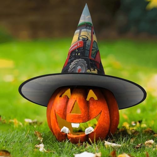 Witch Hats Halloween Cone Wizard Tractor Costume Hats