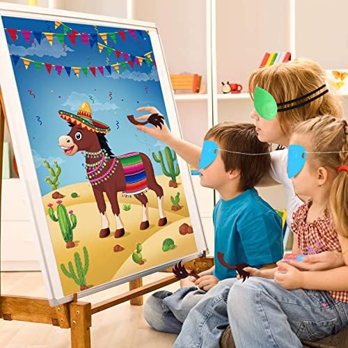 Hooqict Pin The Tail On The Donkey Game Set