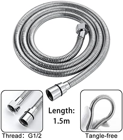 Handheld Shower Head with 2 Settings and High Pressure