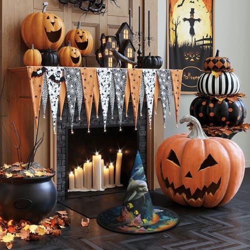 Witch Hats Halloween Cone Wizard Hat with Dolphin and Fish