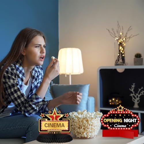 Chinco 12 Piece Movie Night Centerpiece Decorations