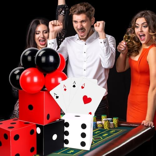 68 Pcs Casino Party Decorations Set