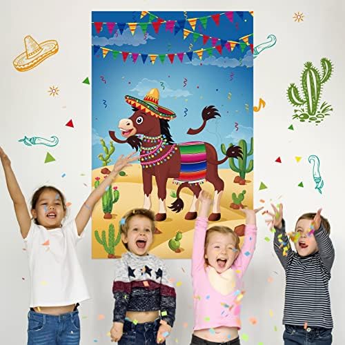 Hooqict Pin The Tail On The Donkey Game Set