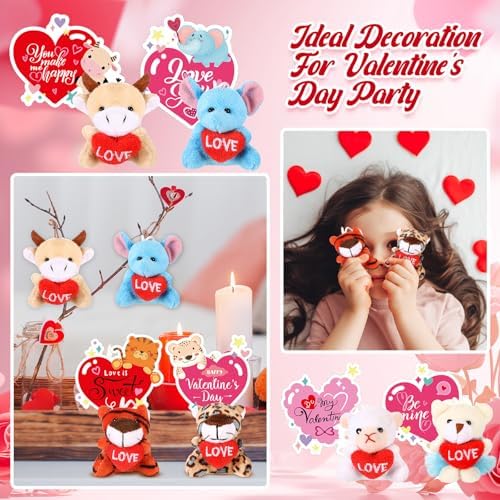 45 Piece Graduation Gift Set Mini Plush Toys with Cap and Cards