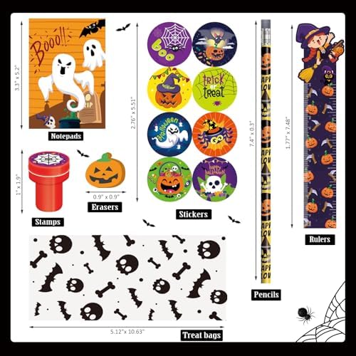 Halloween Party Favor Set 24-Pack for Kids