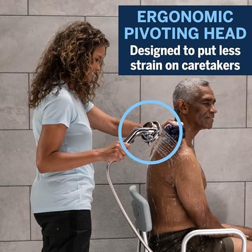 Waterpik ShowerCare Handheld Shower Head Five Modes 180-Degree Rotation