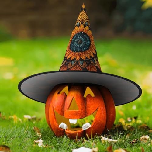 Witch Hats Halloween Cone Wizard Hat Costume Cosplay for Adults