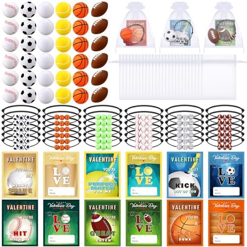 144 Pcs Valentines Day Sports Gift Set