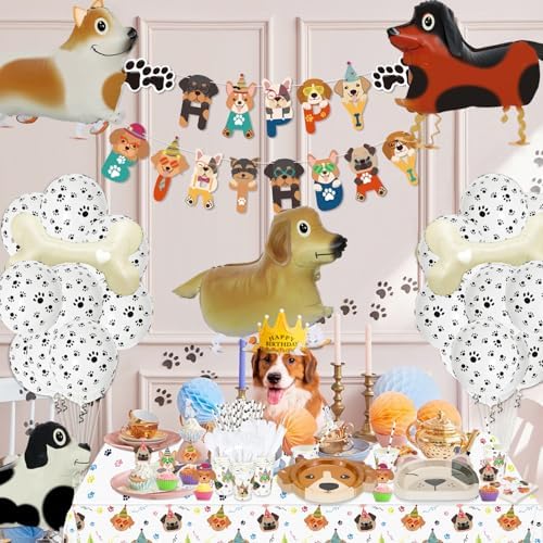 Hegbolke Dog Birthday Party Supplies Set of 20
