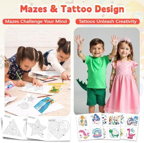 288PCS Glow Temporary Tattoos Kids Party Favor Set