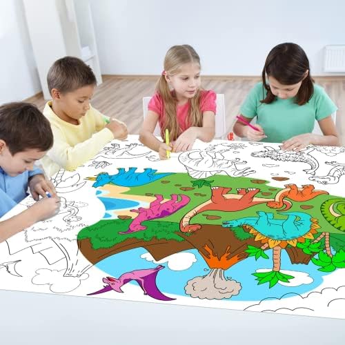 Dinosaur Giant Coloring Poster for Kids