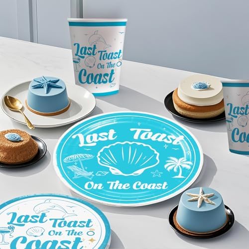 171 Pcs Last Toast On The Coast Plates Set