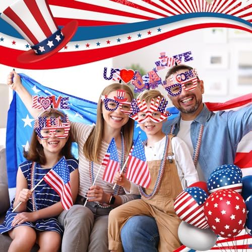 96 Pcs 4th of July Party Favor Set