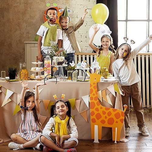 Whaline Jungle Animals Headbands and Hair Hoops - 9Pcs Set