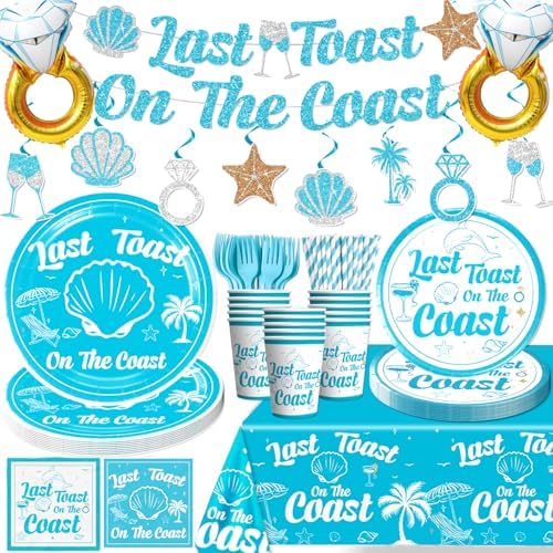 171 Pcs Last Toast On The Coast Plates Set