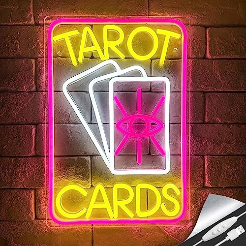 Artlast Tarot Cards Neon Sign with Pink LED Light
