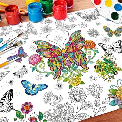 Nicime 433x315 Butterfly Coloring Poster Party Favor