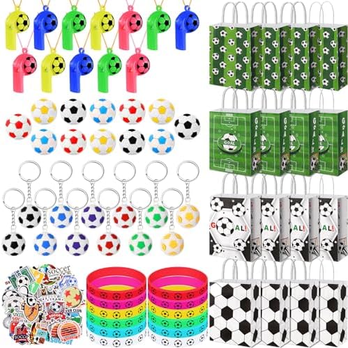 Hiboom Soccer Party Favors 110 Pcs Multi-Item Pack