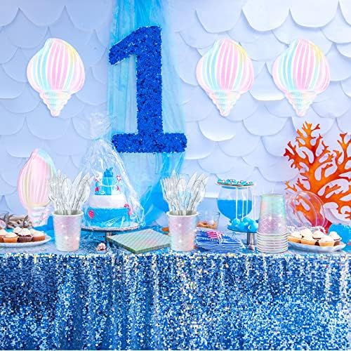 144 Pcs Mermaid Party Tableware Set
